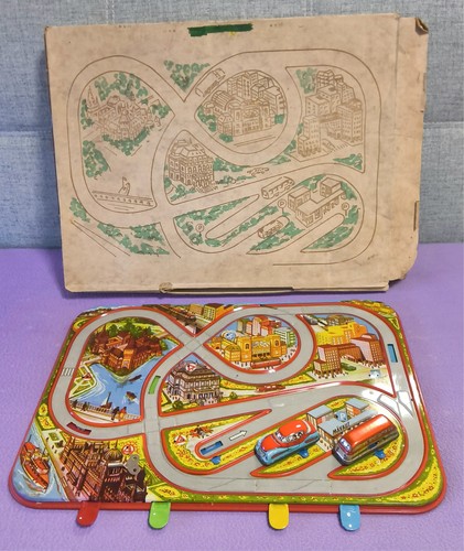 Ddr blechspielzeug autobahn - ddr,
