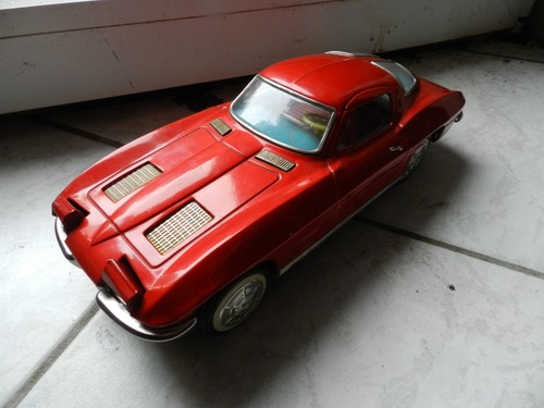 Blechspielzeug corvette tin - corvette,