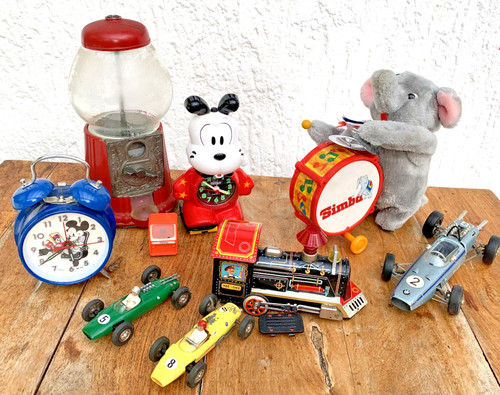 Vintage spielzeug sammlung - spielzeug,